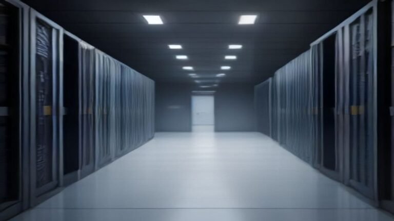 robôs em data centers
